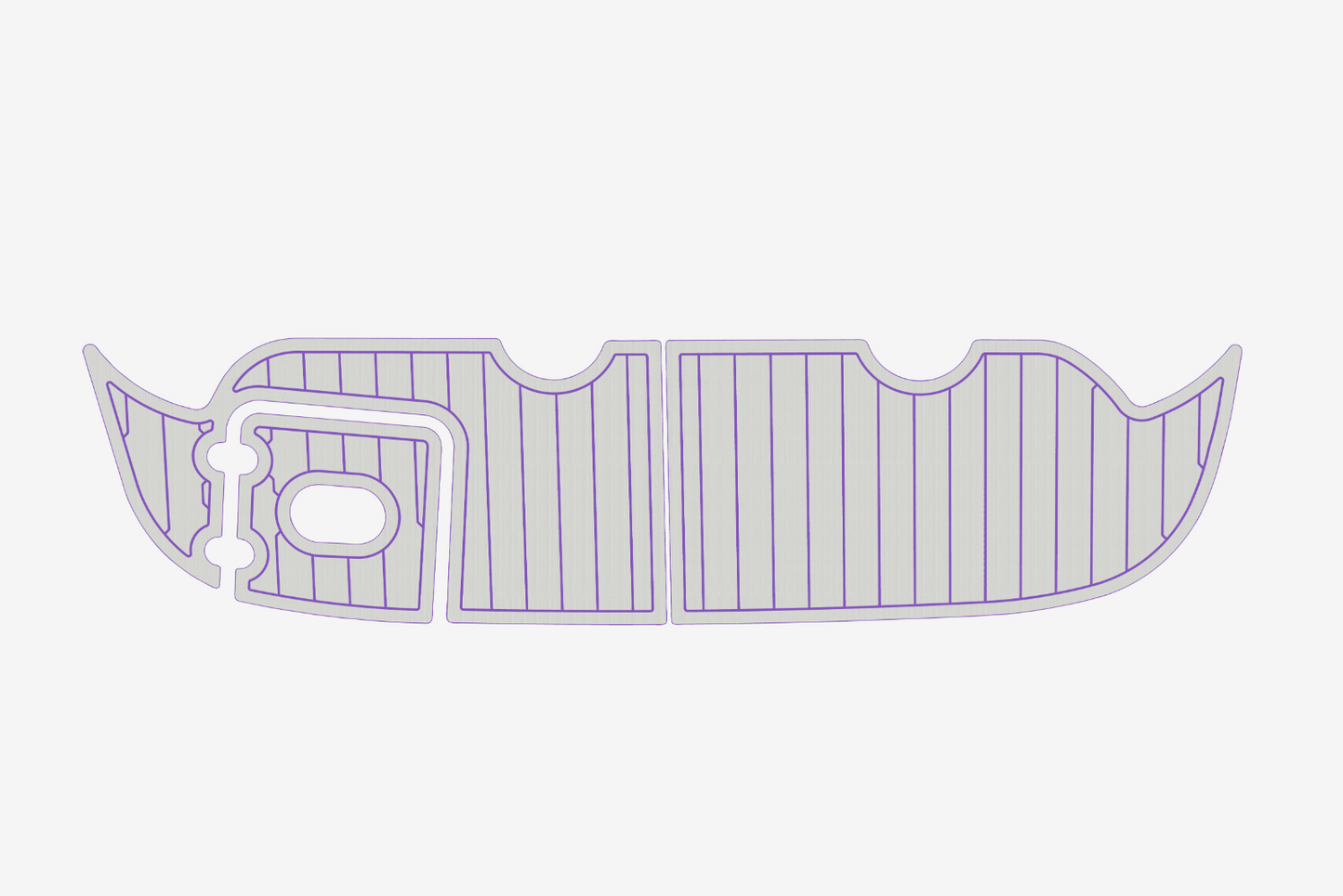 2005-2008 Four Winns Everglade 258 Swim platform 1/4"6mm EVA Foam carpet floor