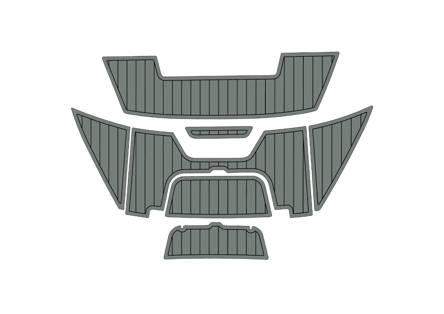 2018-2022 Cobalt CS22 Swim platform 1/4"6mm EVA foam faux marine floor