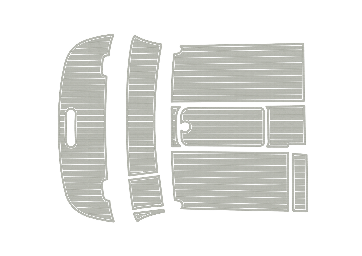 2010 Bayliner 652 Anti-slip mat Custom EVA marine deck flooring