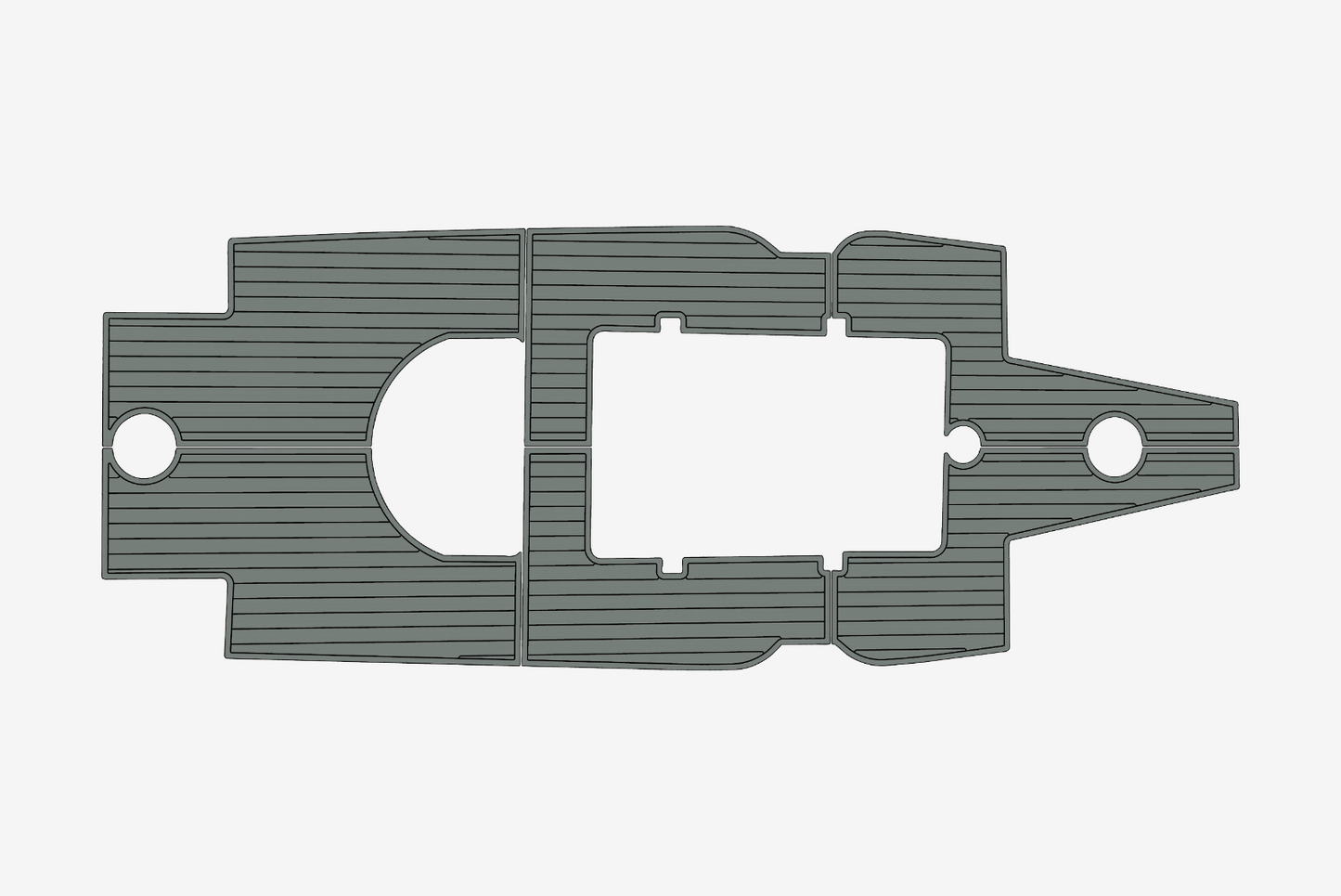 2016 Dusky XF 278 Cockpit 1/4"6mm EVA Foam carpet marine floor