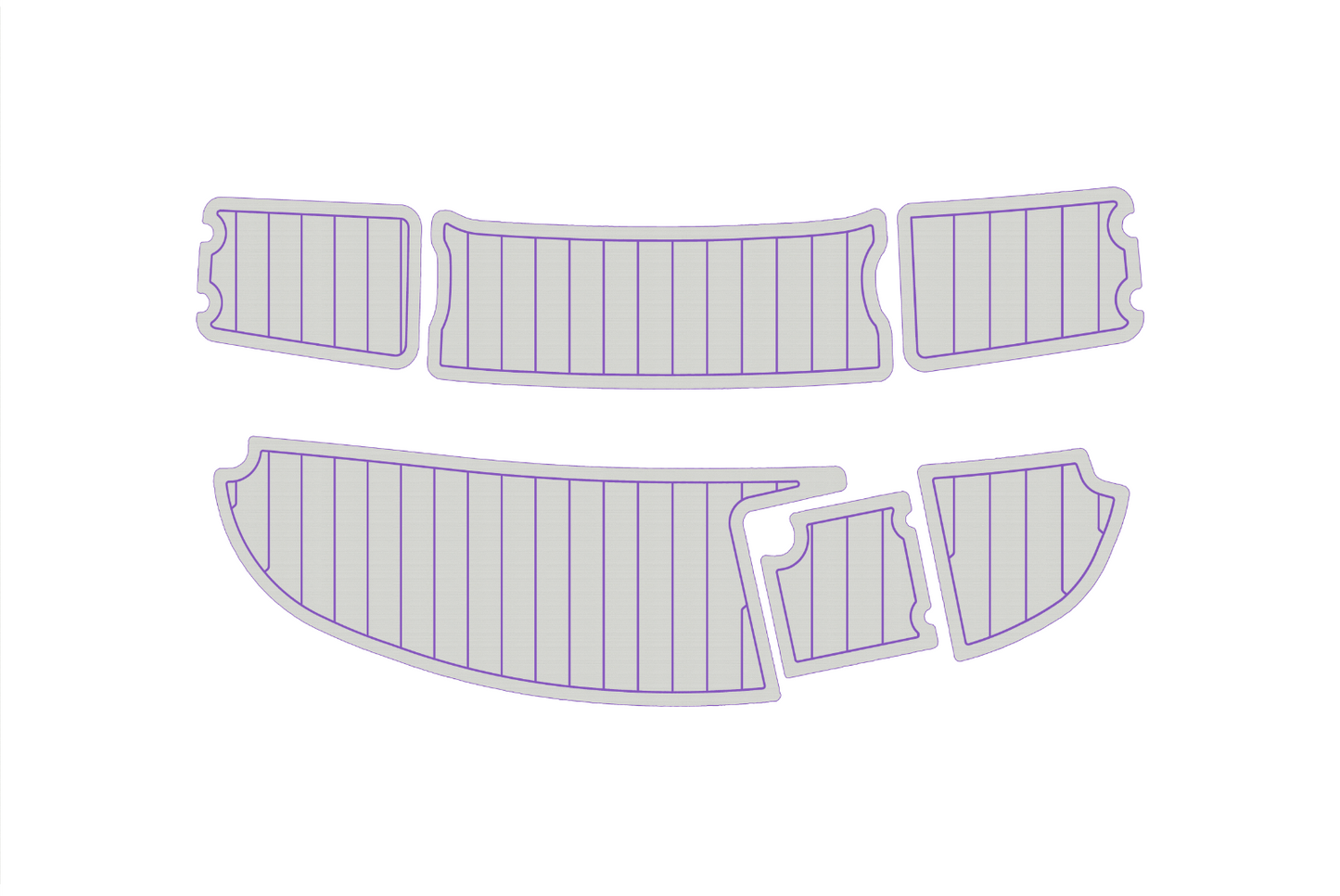 2003 CHAPRRAL 210 SS Swim platform 1/4"6mm EVA foam faux mat floor