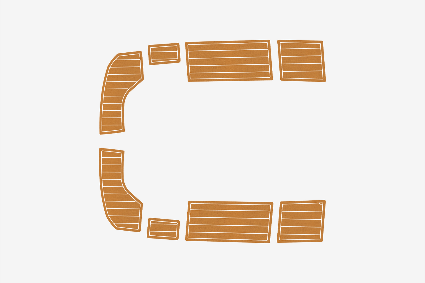 Beneteau 35 Anti-slip mat Custom EVA teak marine deck flooring