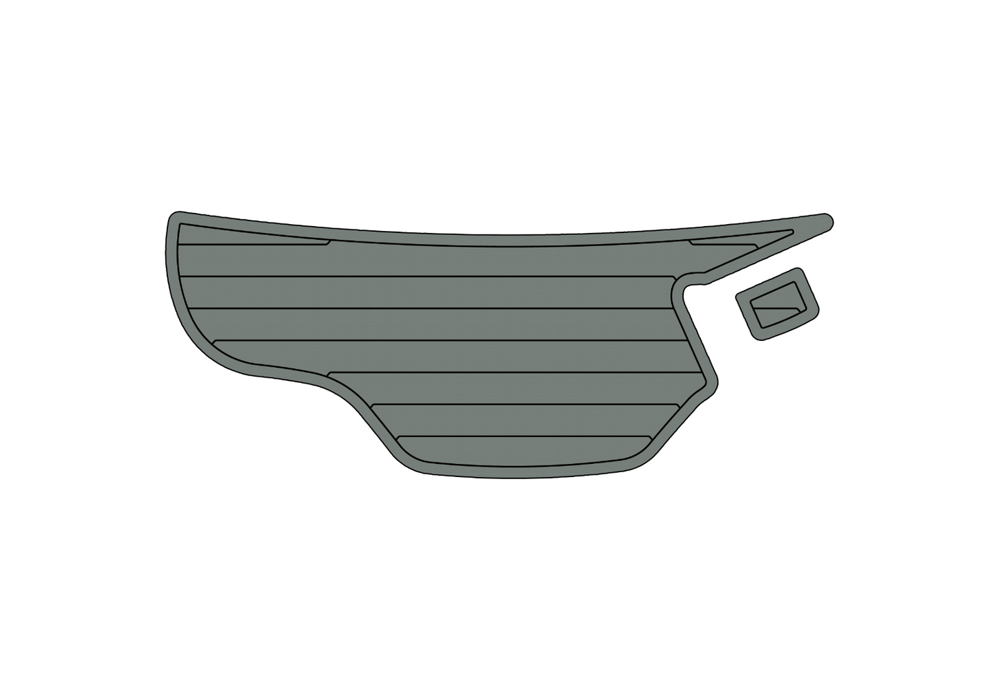 2004-2015 Tahoe Q4 Swim platform 1/4"6mm EVA foam faux MAT floor