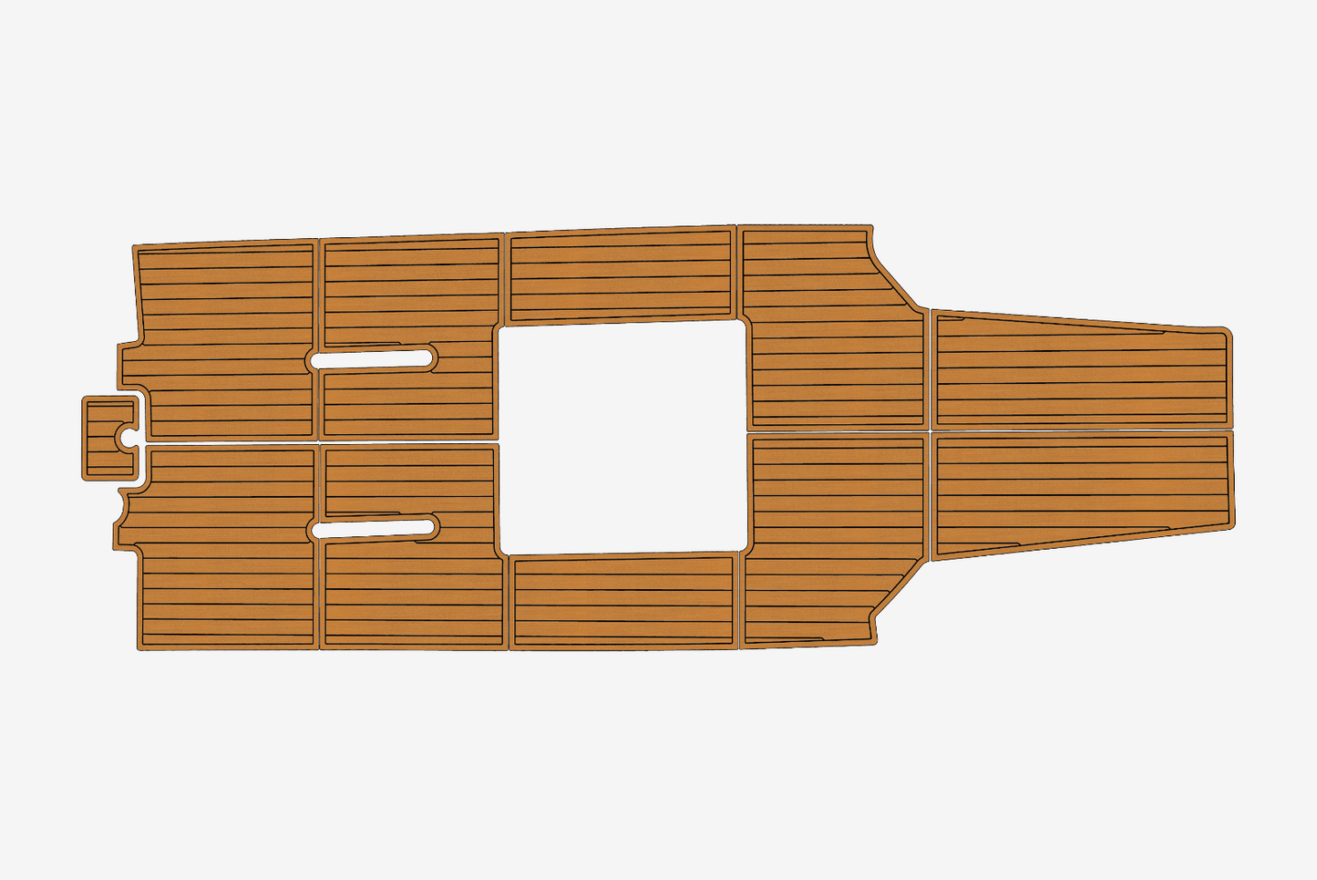 2008-2009 Riddick 2290 Skiff Marine teak deck seadek EVA Foam Boat flooring