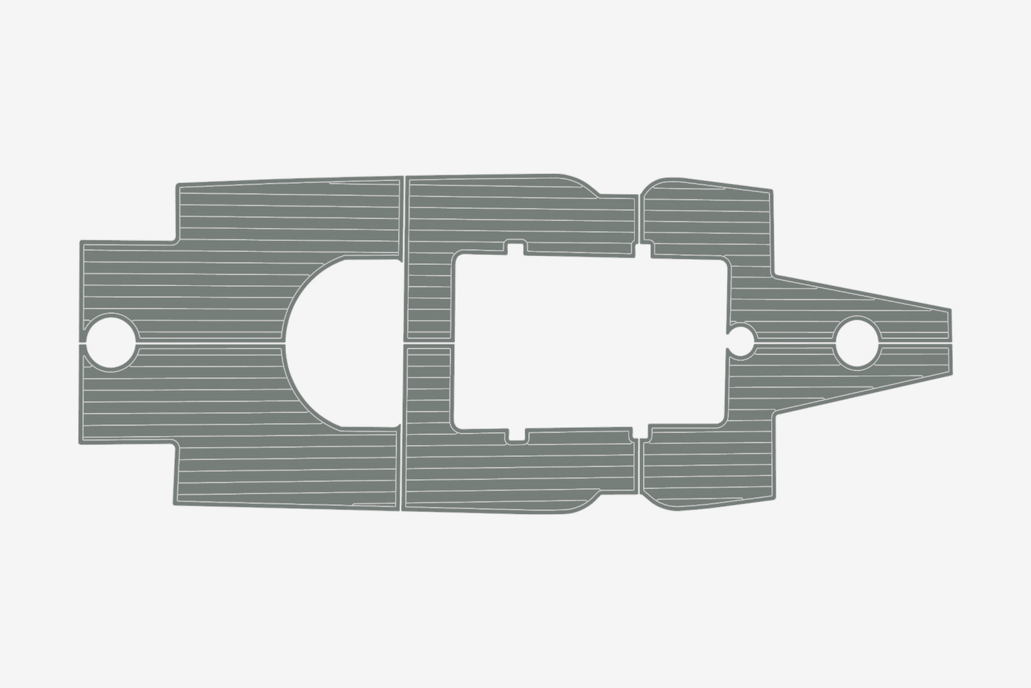 2016 Dusky XF 278 Cockpit 1/4"6mm EVA Foam carpet marine floor