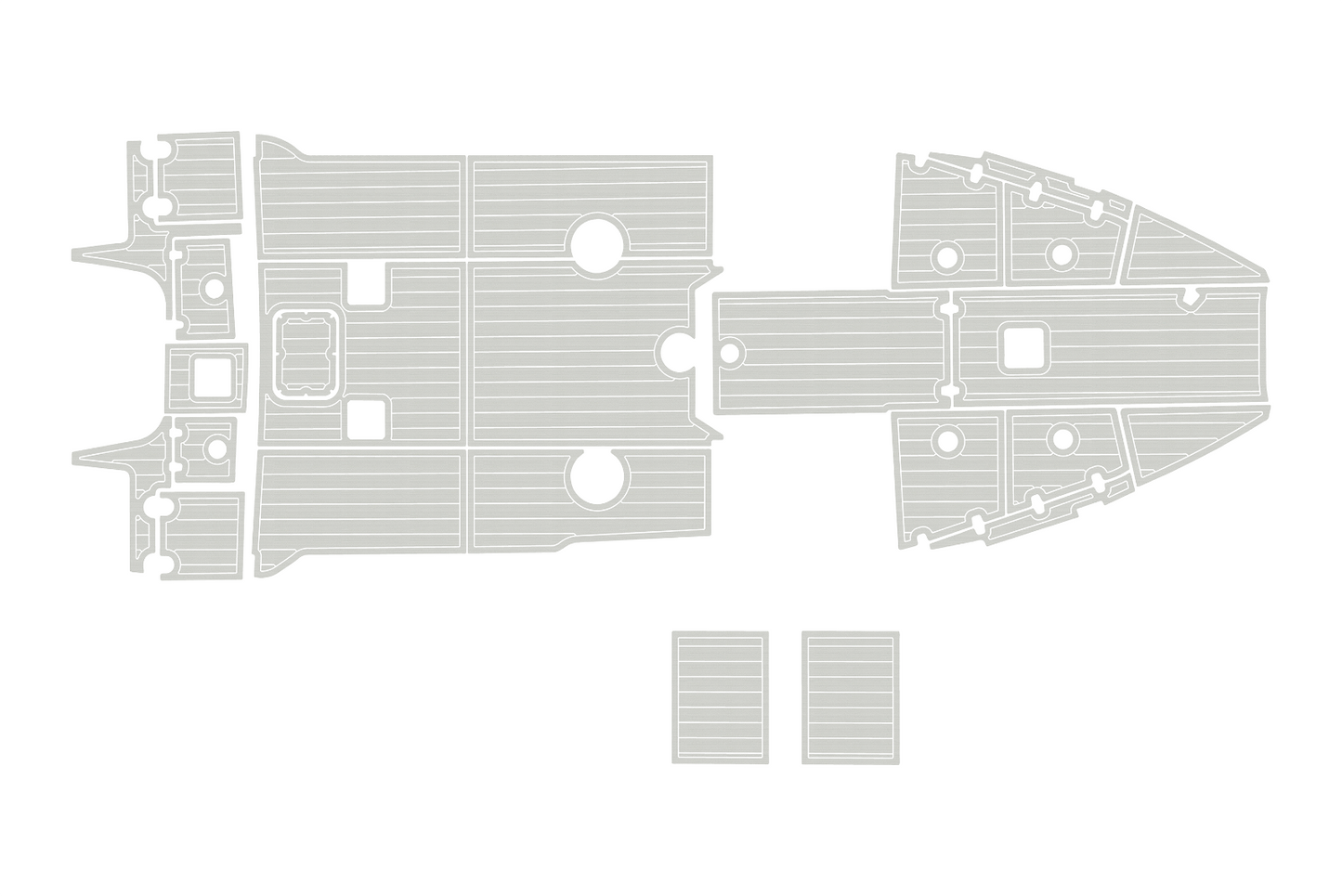 2017-2020 Larson FX Cockpit Swim platform 1/4"6mm EVA foam floor
