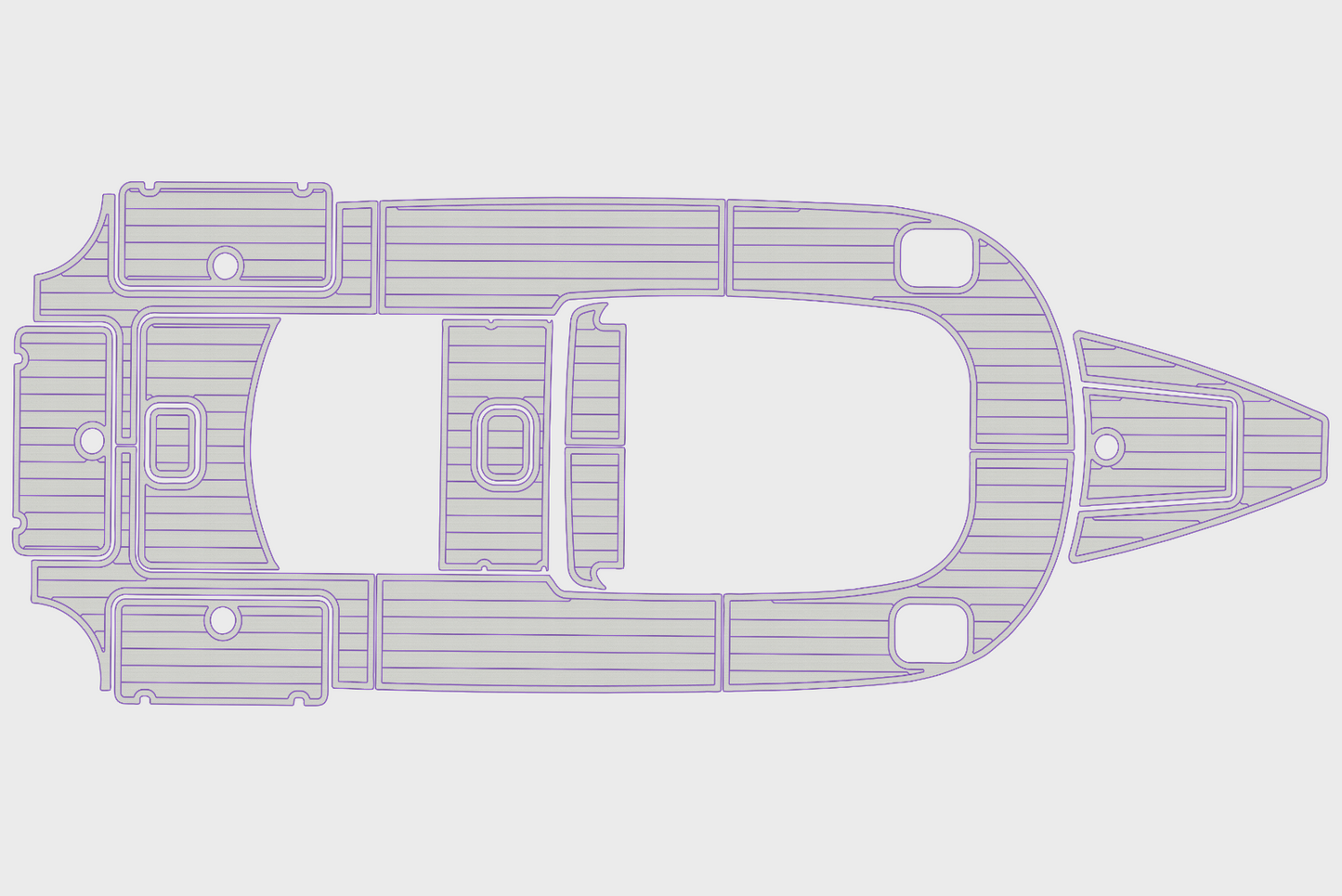 2014-2017 Scout 275 LXF Cockpit 1/4"6mm EVA Foam faux mat floor