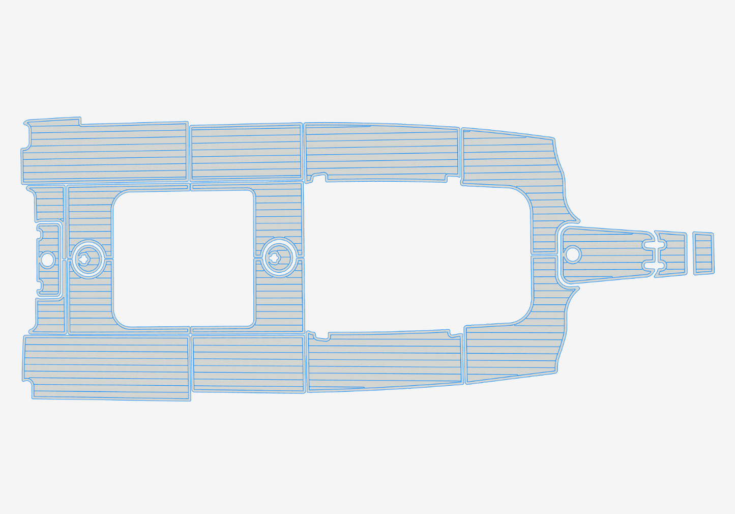2022-2023 Sea Hunt 305 ULTRA Cockpit 1/4"6mm EVA Foam floor