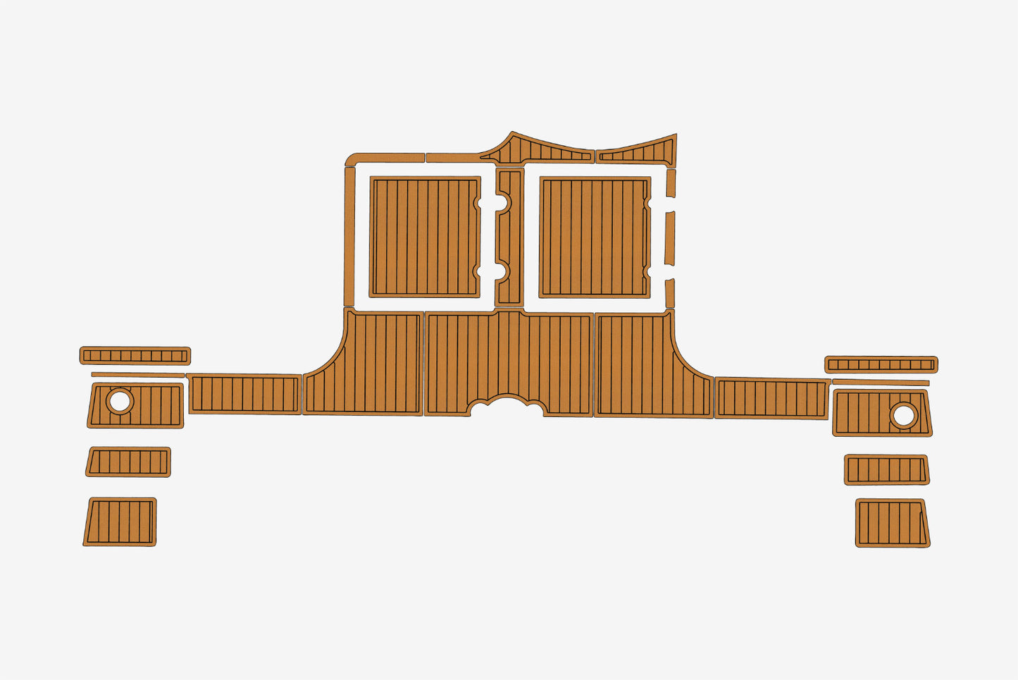 1994-1995 Catana 411 Swim platform 1/4"6mm EVA Foam carpet marine floor