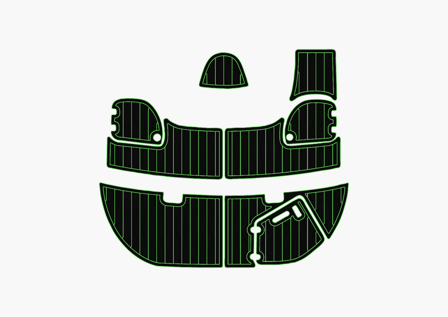 2005 TAHOE 234 Marine teak deck seadek EVA Foam Boat flooring