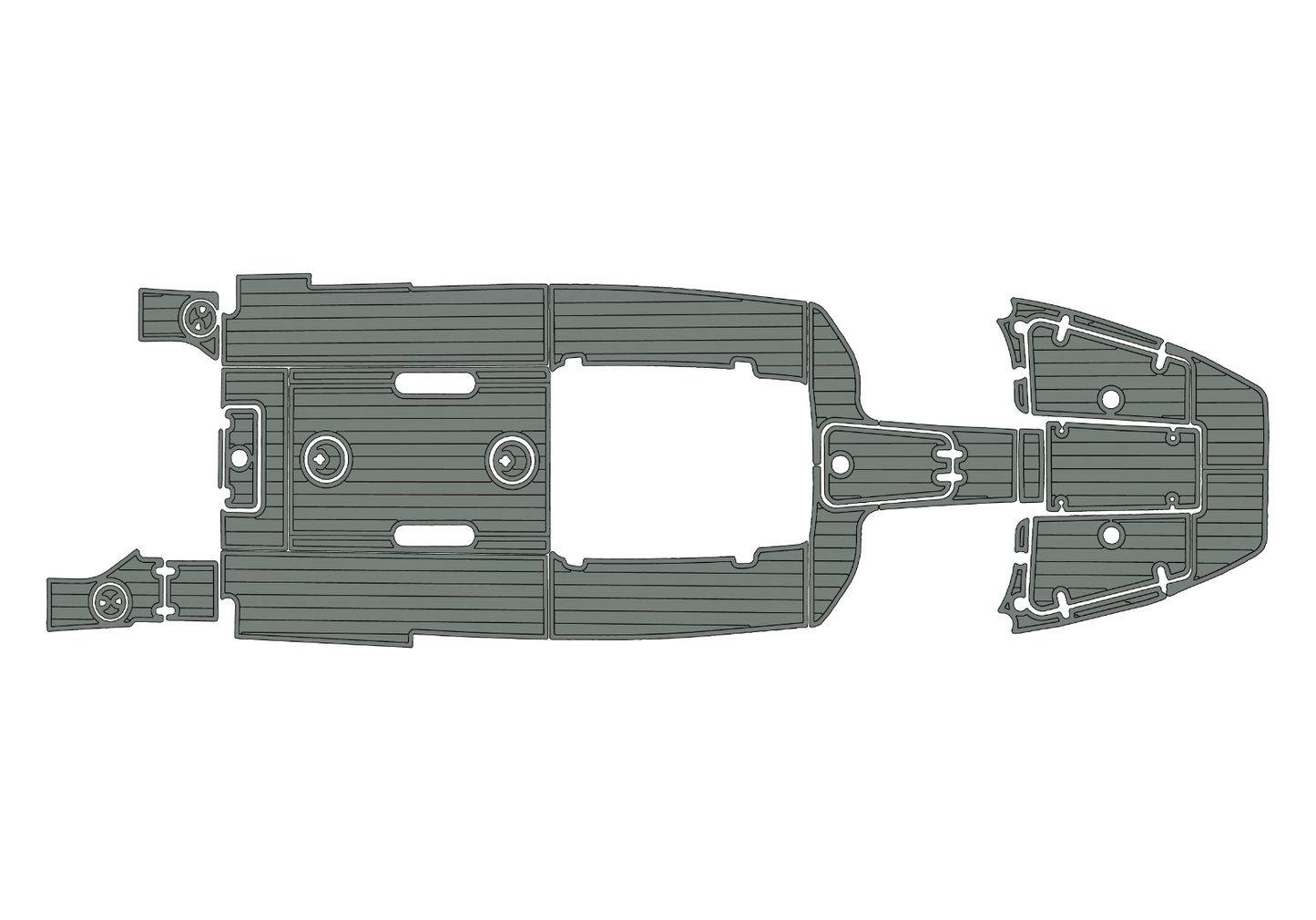 2023 SEA HUNT 25 Gamefish Cockpit Swim platform 1/4"6mm EVA Foam faux floor