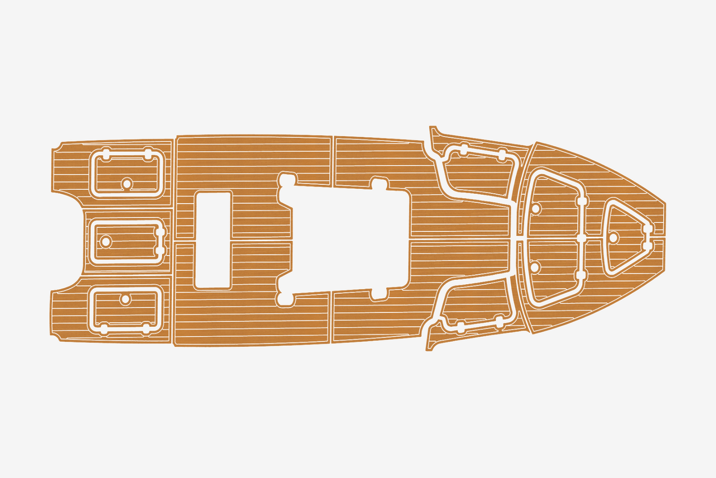 2017-2020 Gause Built Cockpit 1/4"6mm EVA Foam carpet marine MAT floor