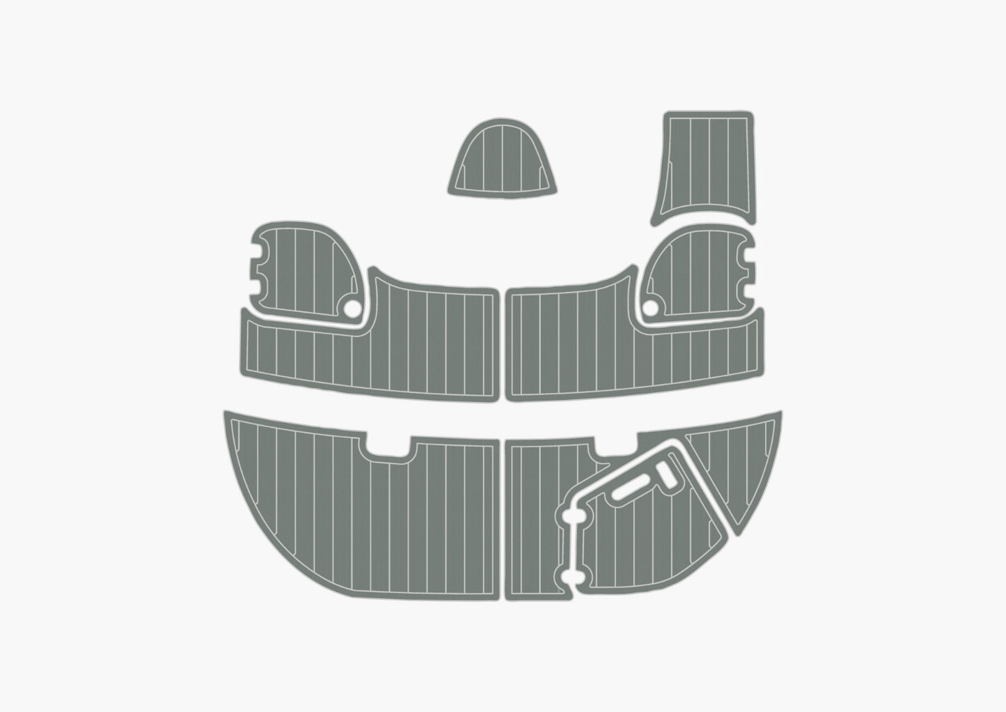 2005 TAHOE 234 Marine teak deck seadek EVA Foam Boat flooring
