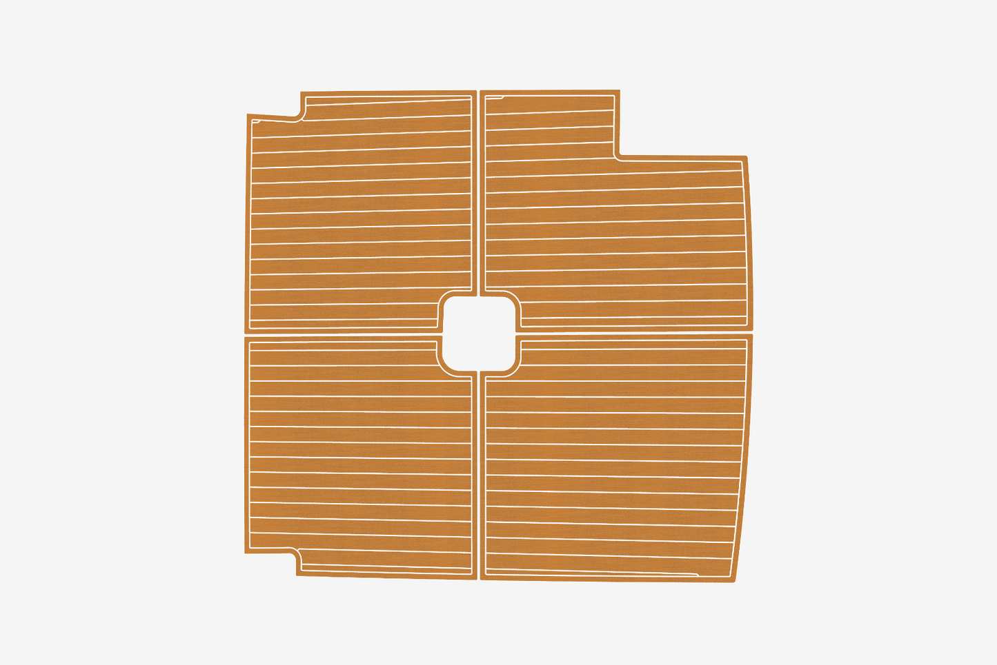 Bayliner MY 32 Anti-slip mat Custom EVA marine deck flooring