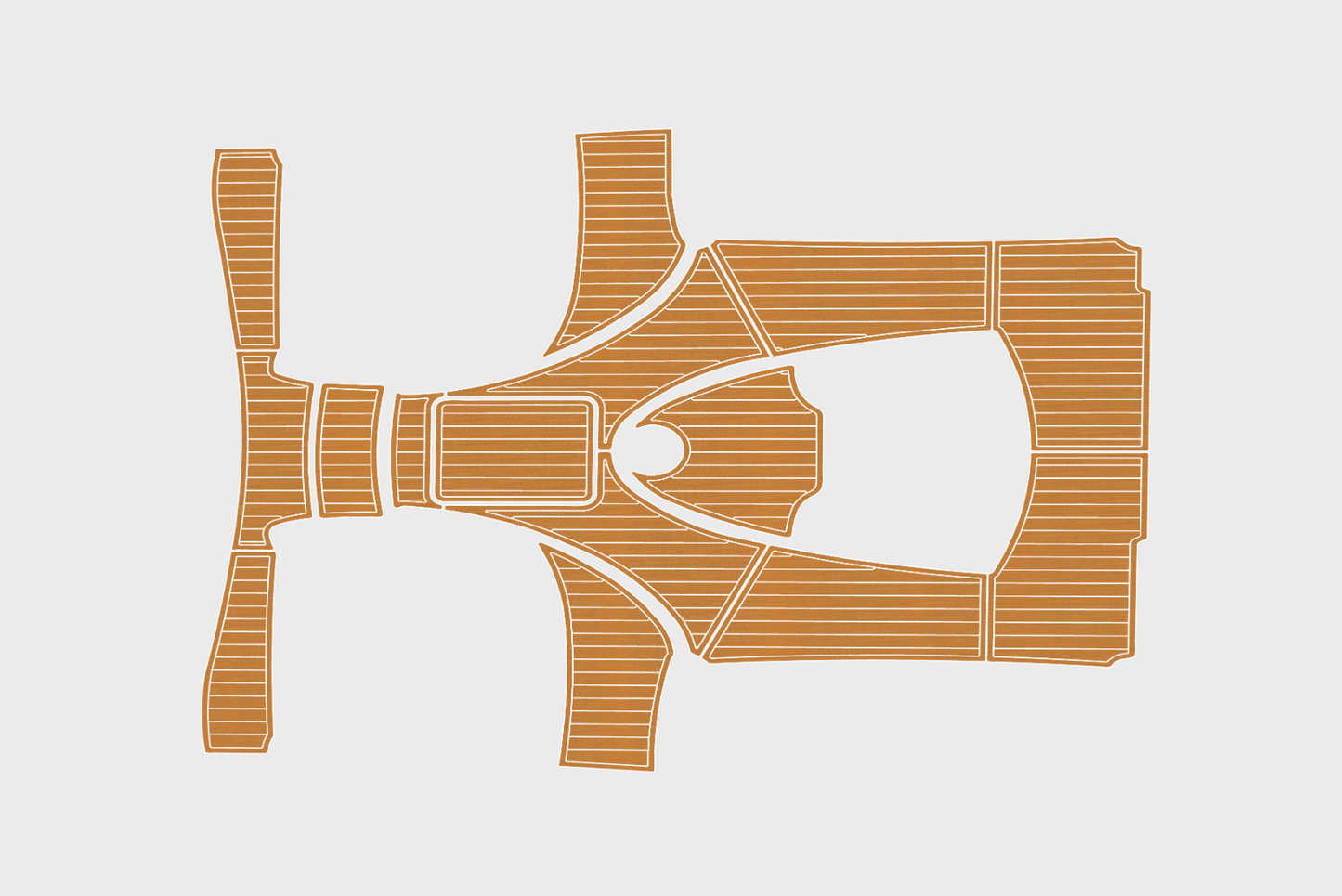 2014-2015 Viking 42 Express Cockpit Swim platform 1/4"6mm EVA Foam floor