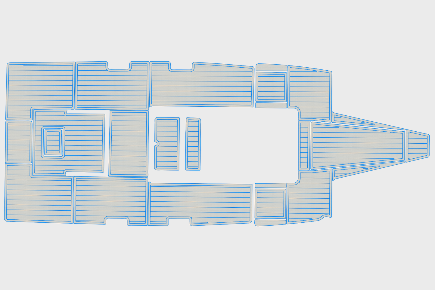 2002-2003 Regulator 26 FS Cockpit 1/4"6mm EVA Foam mat floor