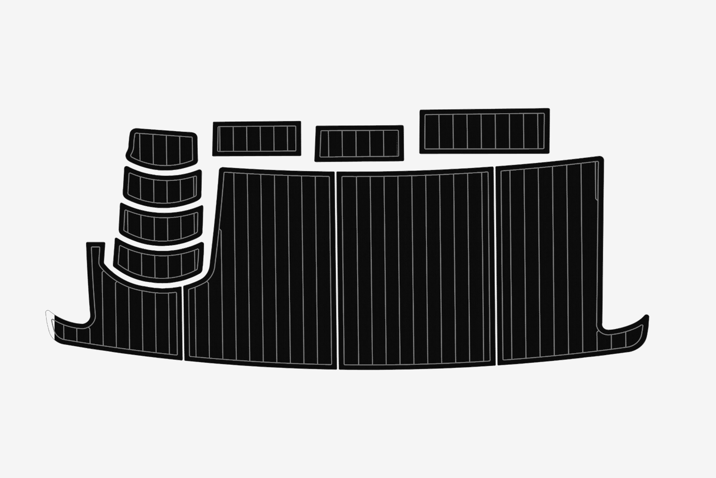 2002 Carver 35 Swim platform 1/4"6mm EVA Foam carpet marine fuax mat floor