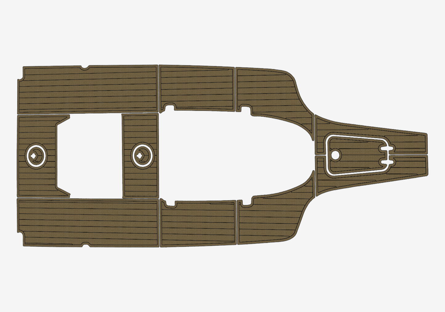 2023-2024 SEA HUNT 28 ESCAPE Cockpit 1/4"6mm EVA Foam FAUX MAT floor