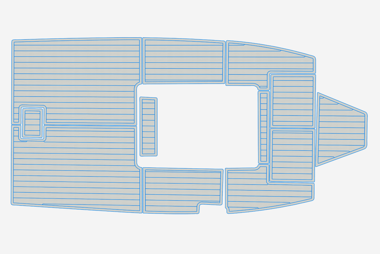 2002-2004 Regulator 21 FS CC Cockpit 1/4"6mm EVA Foam floor