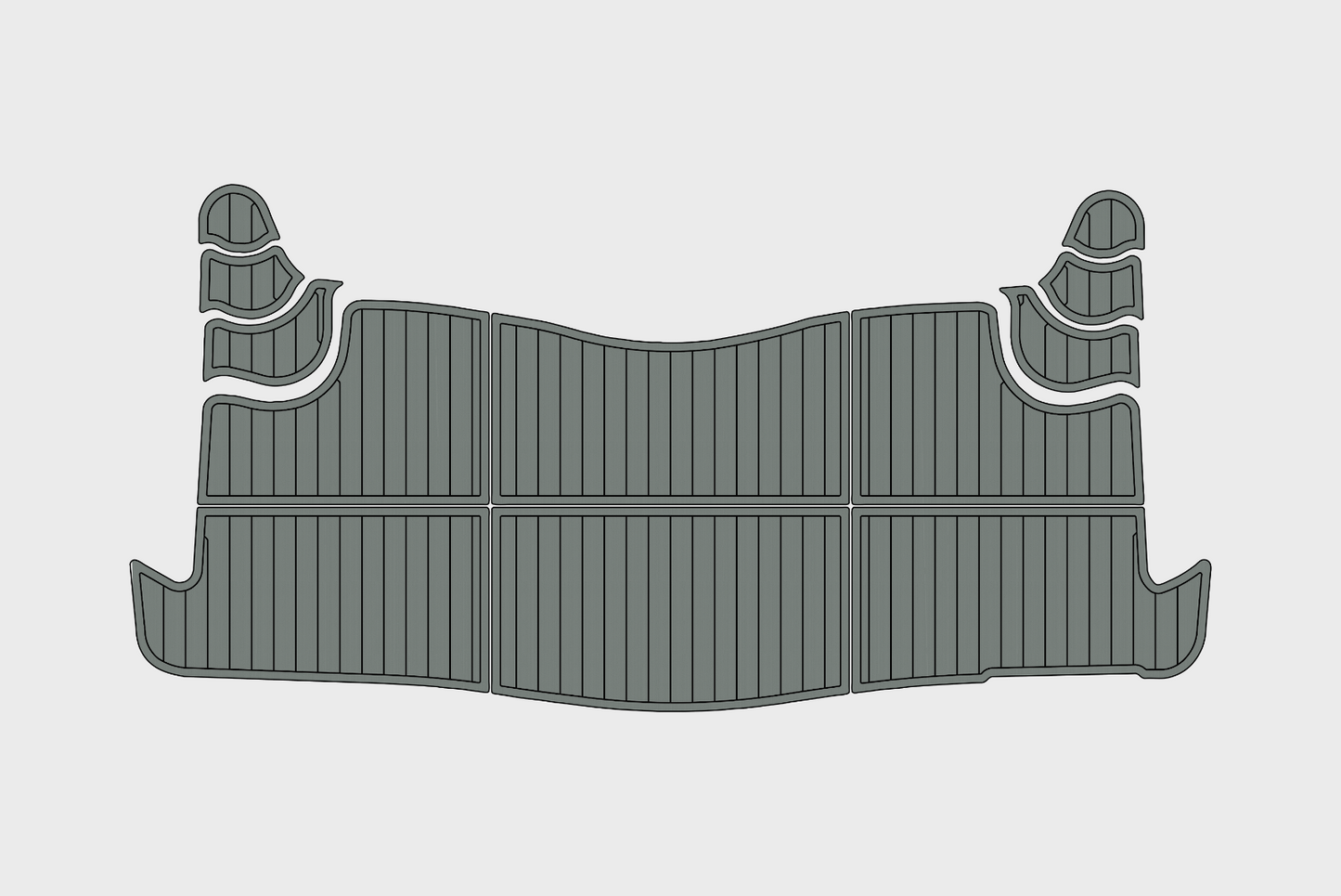 1998-1999 Maxum 4100 SCR Swim platform 1/4"6mm EVA Foam faux mat floor
