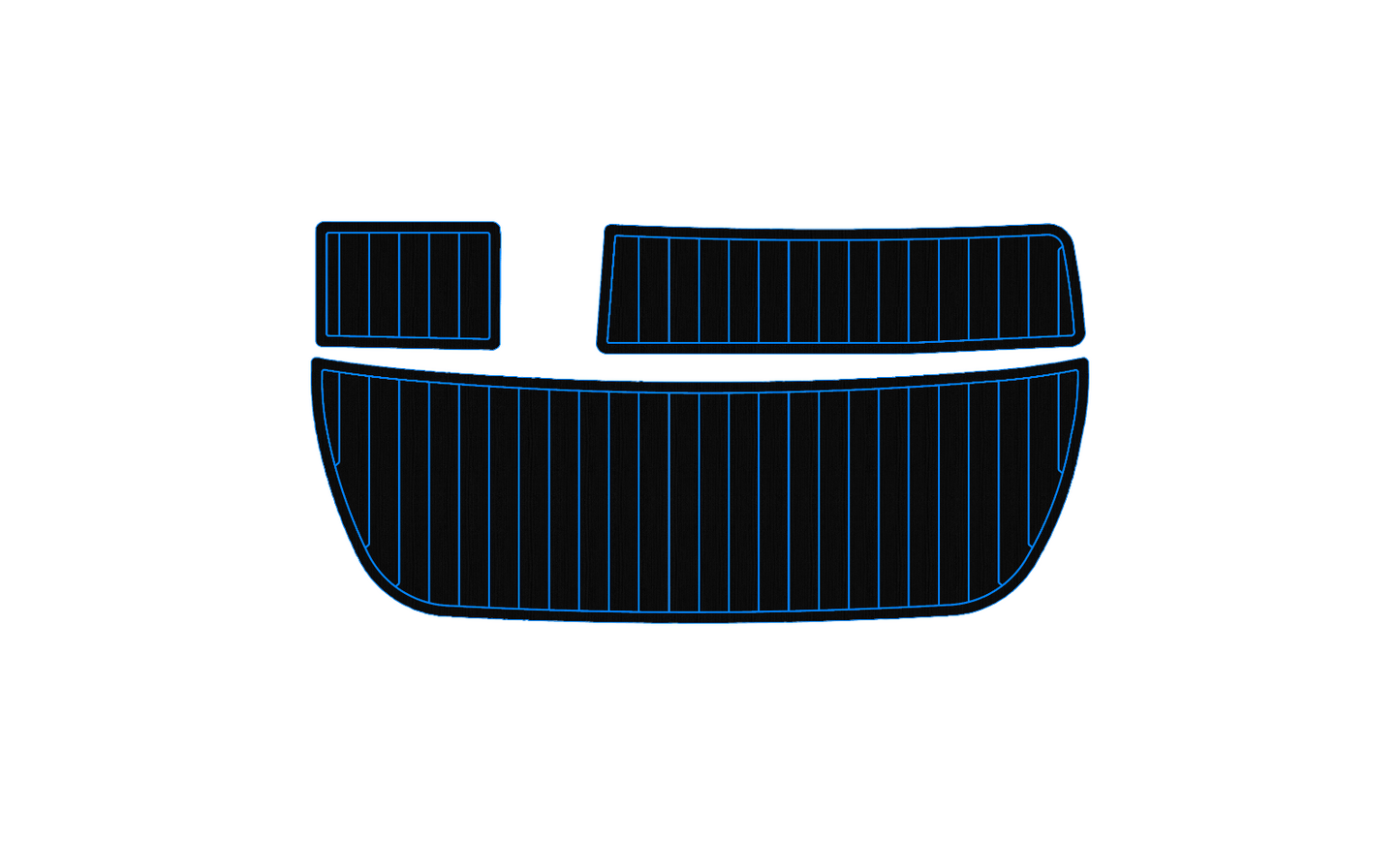 1994-2006 CROWNLINE 266 br Cockpit Swim platform 1/4"6mm EVA foam faux floor