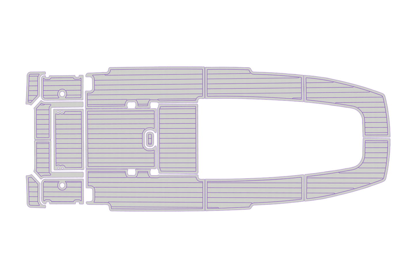 2022-2024 Sportsman 247OE Cockpit Swim platform 1/4"6mm EVA Faux foam Mat floor