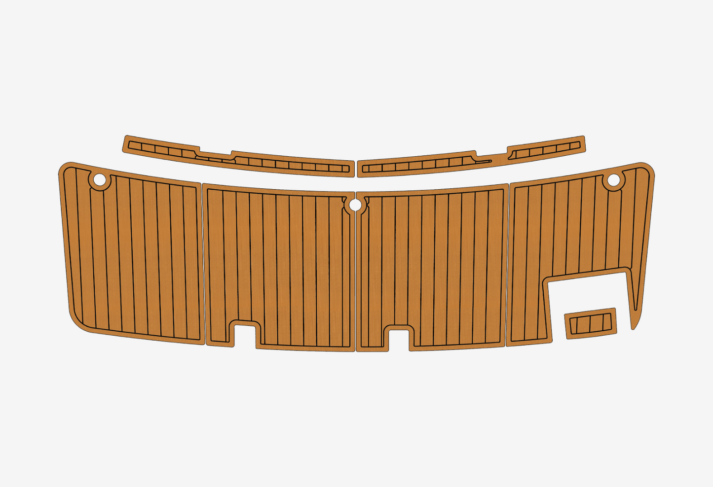 2002-2005 Rinker 312 Fiesta Vee SP Marine teak deck EVA Foam Boat flooring