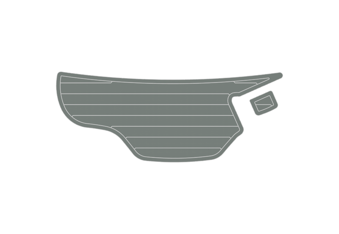 2004-2015 Tahoe Q4 Swim platform 1/4"6mm EVA foam faux MAT floor