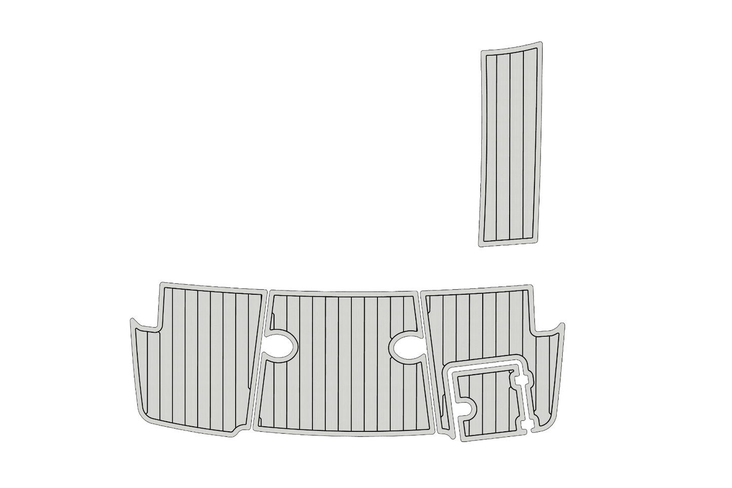 2019 CHAPARRAL 267 SSX Swim platform 1/4"6mm EVA foam faux mat floor