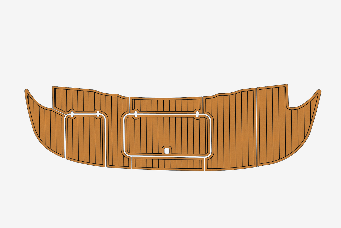 1998 Sealine 420 Statesman Cockpit Swim platform 1/4"6mm EVA Foam faux mat floor