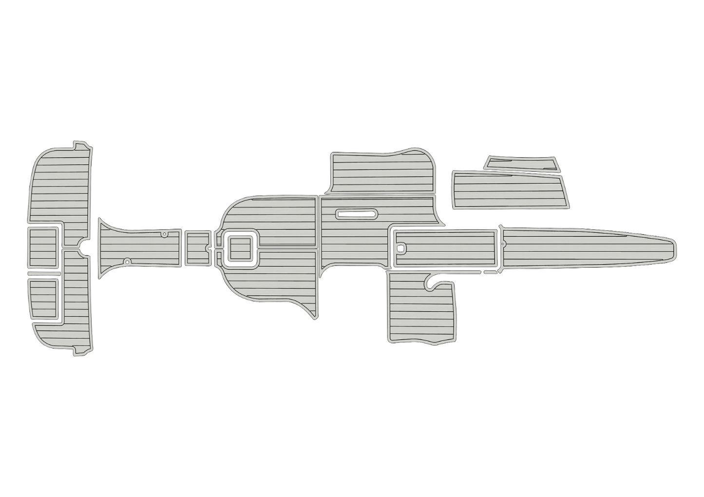 2002-2009 cobalt 282 Cockpit Swim platform 1/4"6mm EVA foam floor
