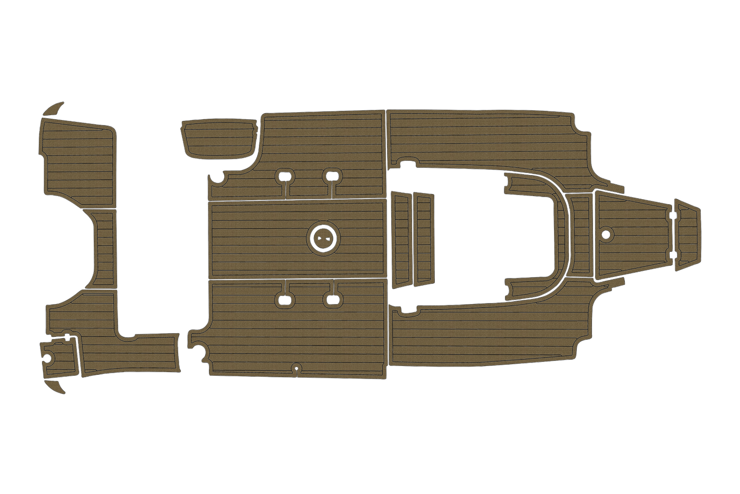 2019-2023 Robalo 242 Explorer Cockpit Swim platform 1/4"6mm EVA Faux foam floor