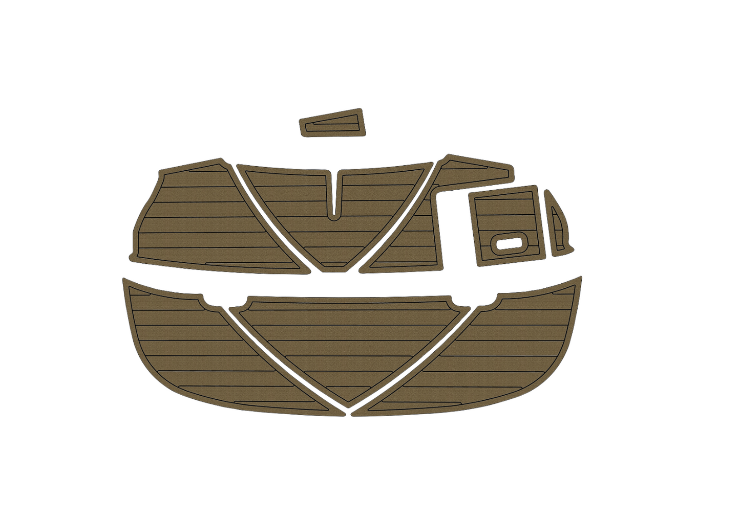 2003-2006 Bayliner 205 BR Swim platform 1/4"6mm EVA foam faux floor