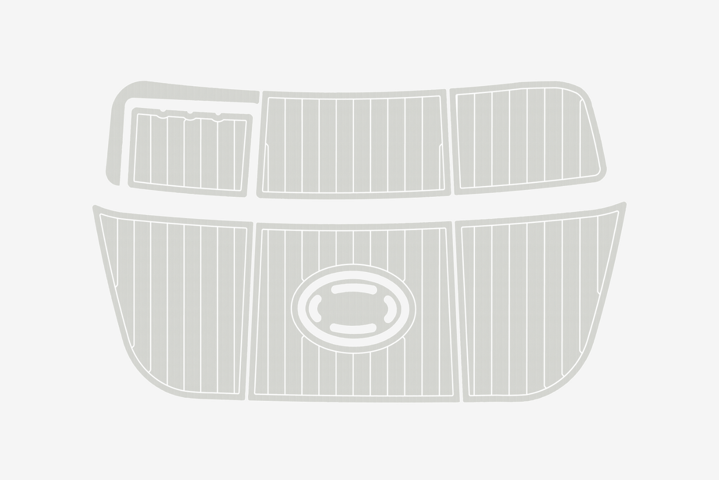 1992-2006 Crownline 225 BR SP Swim platform 1/4"6mm EVA foam faux mat floor