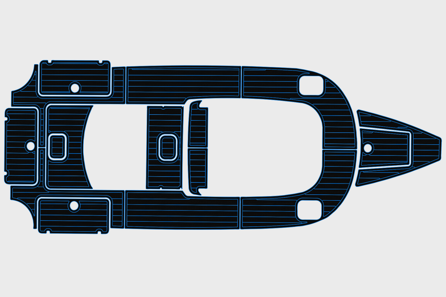 2014-2017 Scout 275 LXF Cockpit 1/4"6mm EVA Foam faux mat floor