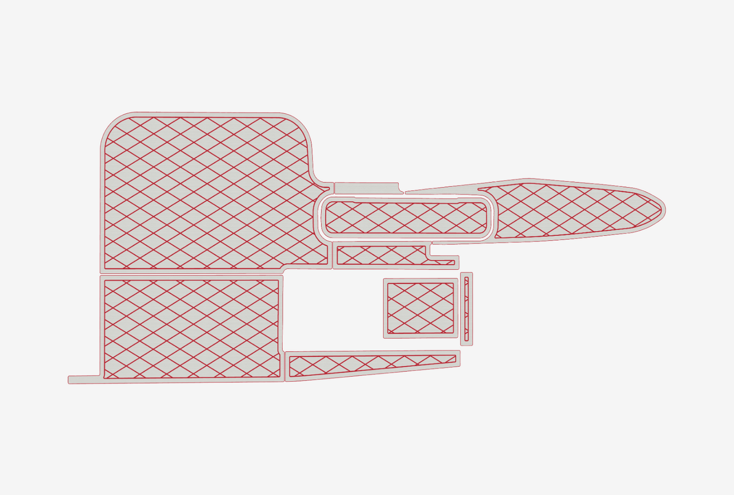 2005 Malibu Sunsettert VLX Cockpit Swim platform 1/4"6mm EVA Foam floor