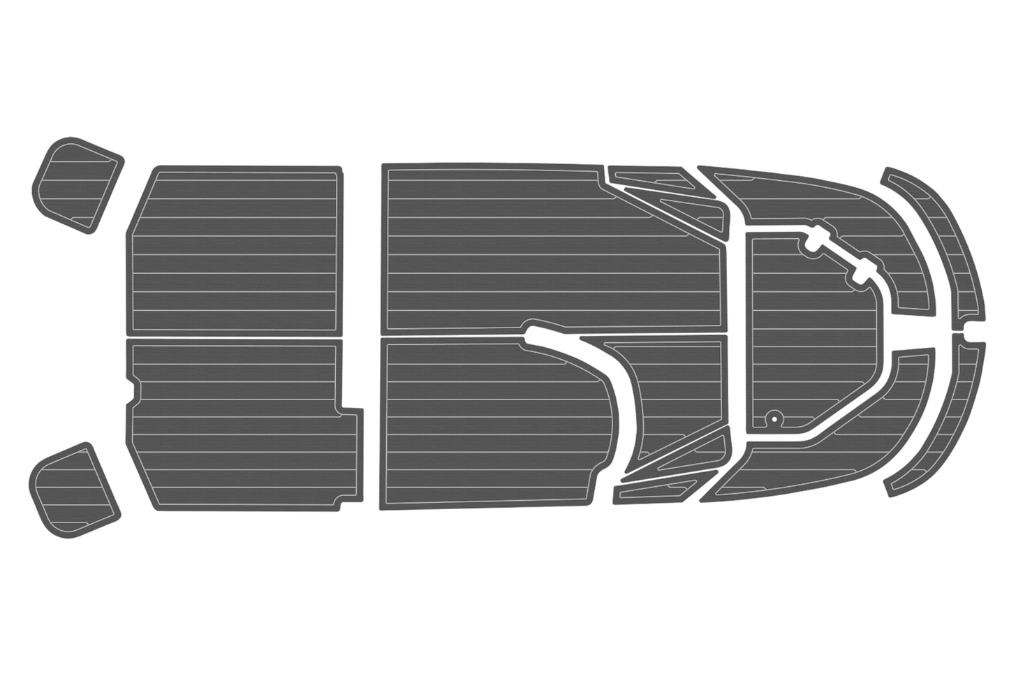 2020-2024 Boston Whaler 130 SS Cockpit 1/4"6mm EVA foam floor