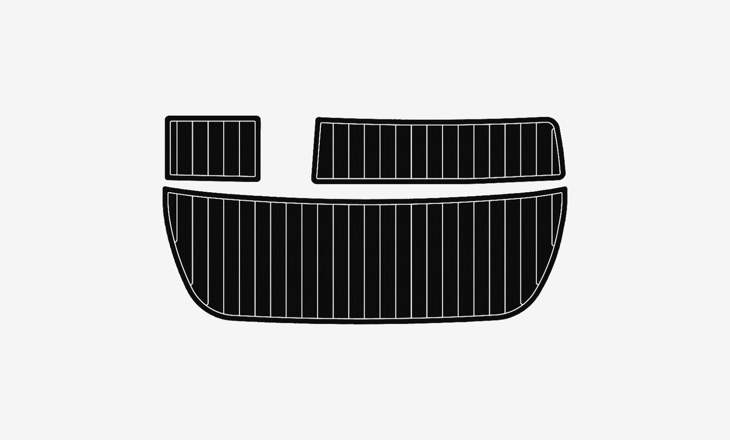 1994-2006 CROWNLINE 266 br Cockpit Swim platform 1/4"6mm EVA foam faux floor