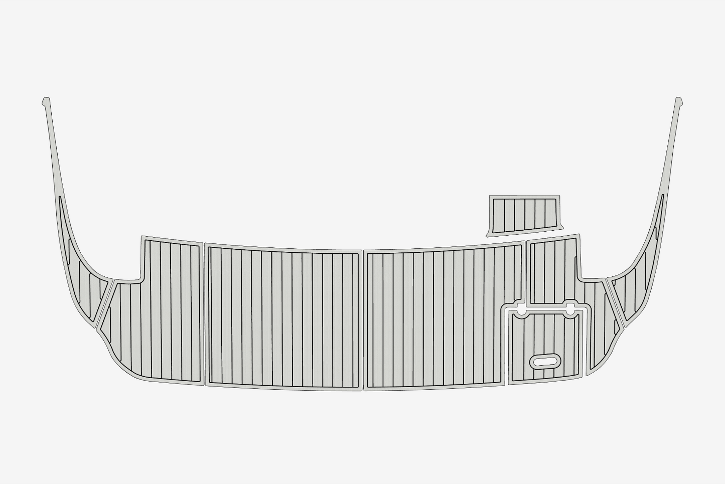 Cruisers 50 Swim platform 1/4"6mm EVA Foam fuax carpet marine mat floor