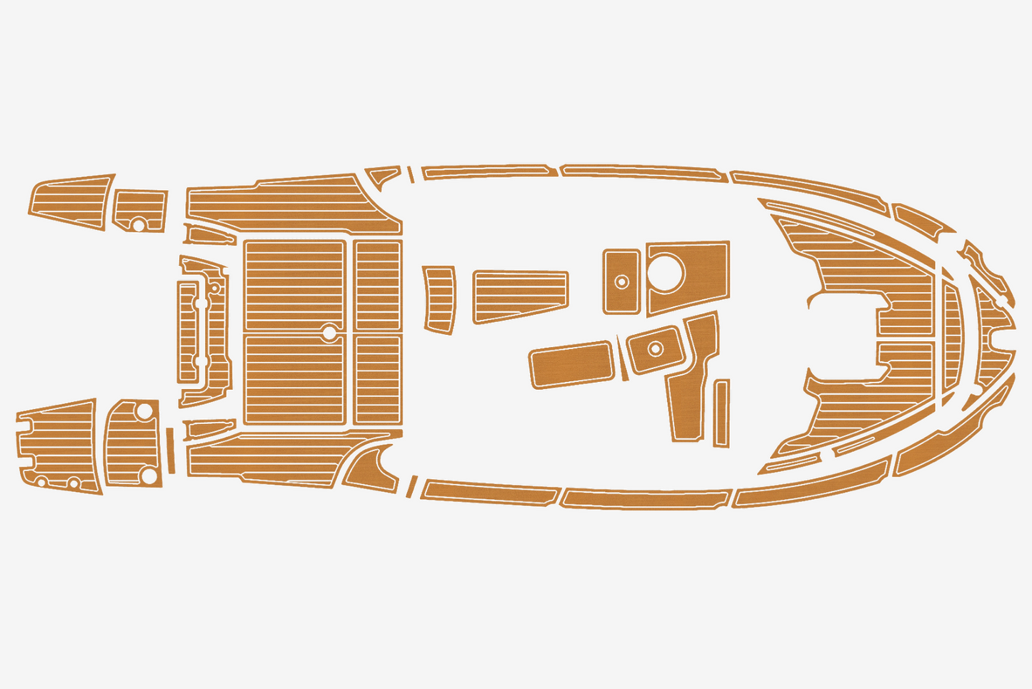 2013 Benetau Antares 78 Anti-slip mat Custom EVA teak marine deck flooring