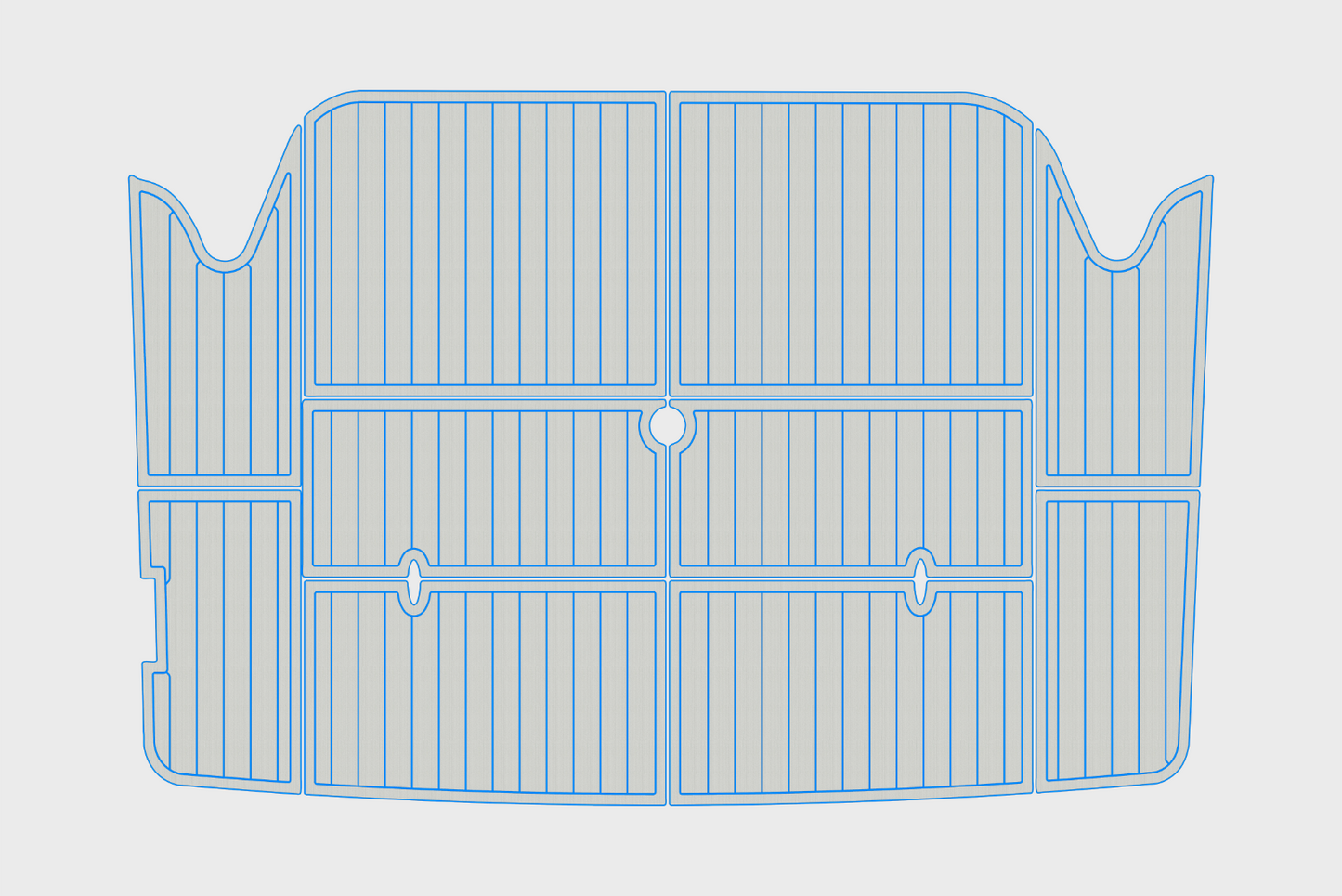 2001 Regal 2760 Swim platform 1/4"6mm EVA foam faux teak deck marine floor