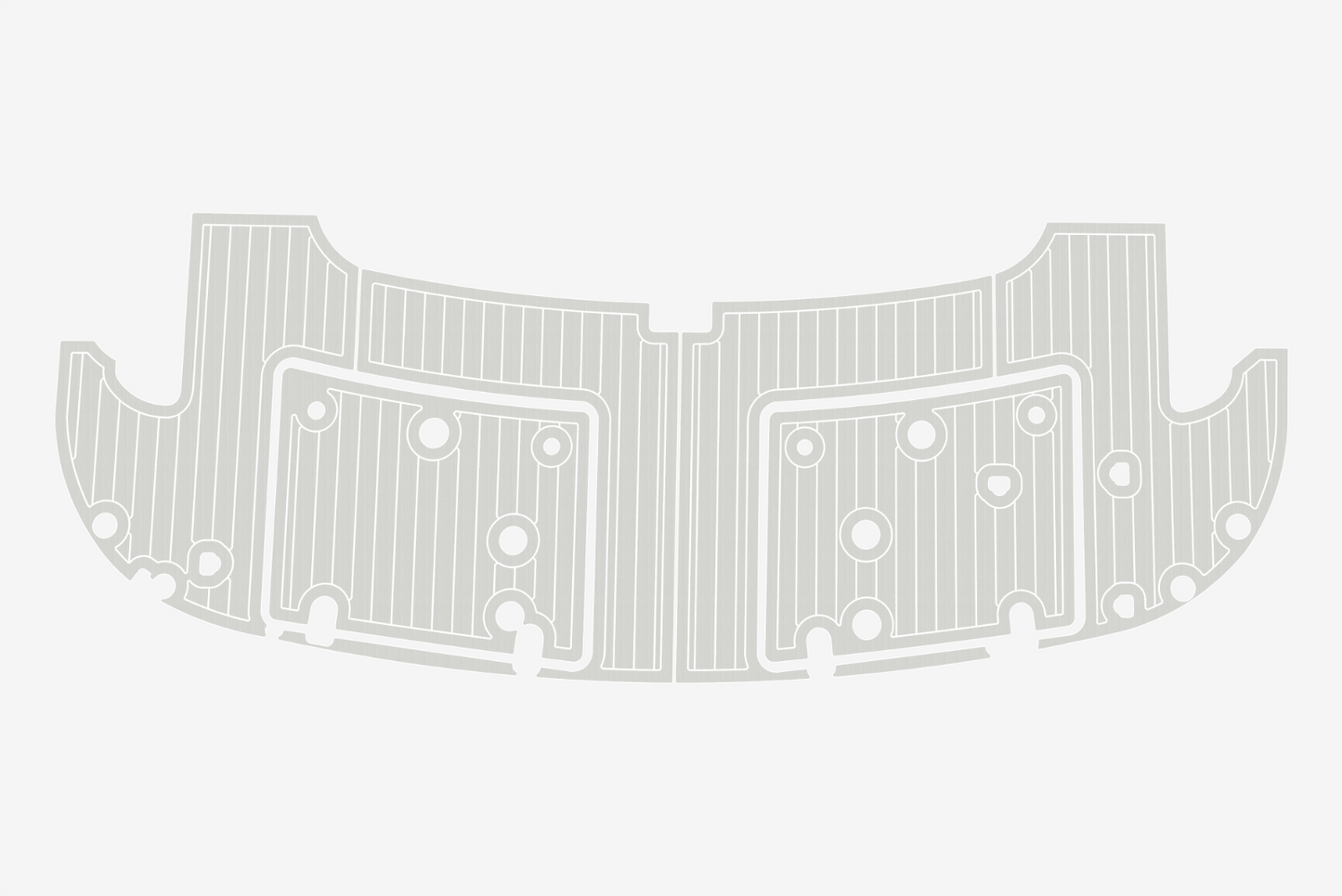 2004 Fairline 59 Cockpit Swim platform 1/4"6mm EVA Foam carpet marine floor