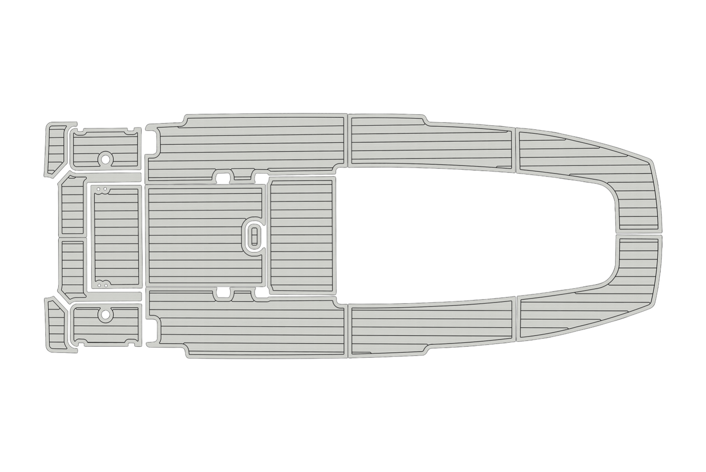 2022-2024 Sportsman 247OE Cockpit Swim platform 1/4"6mm EVA Faux foam Mat floor