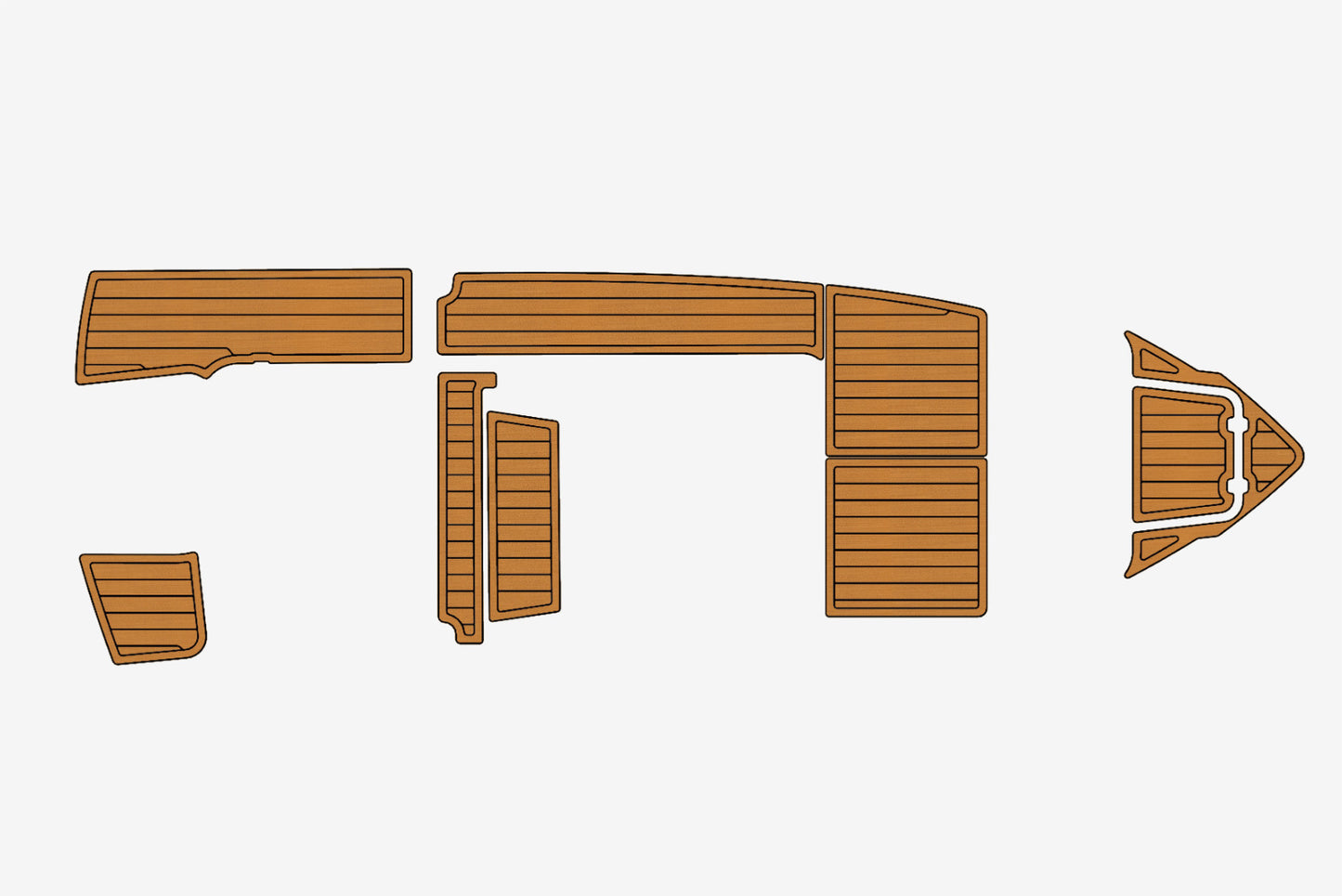 2002 Quicksilver 500 Commander Marine teak deck EVA Foam Boat flooring