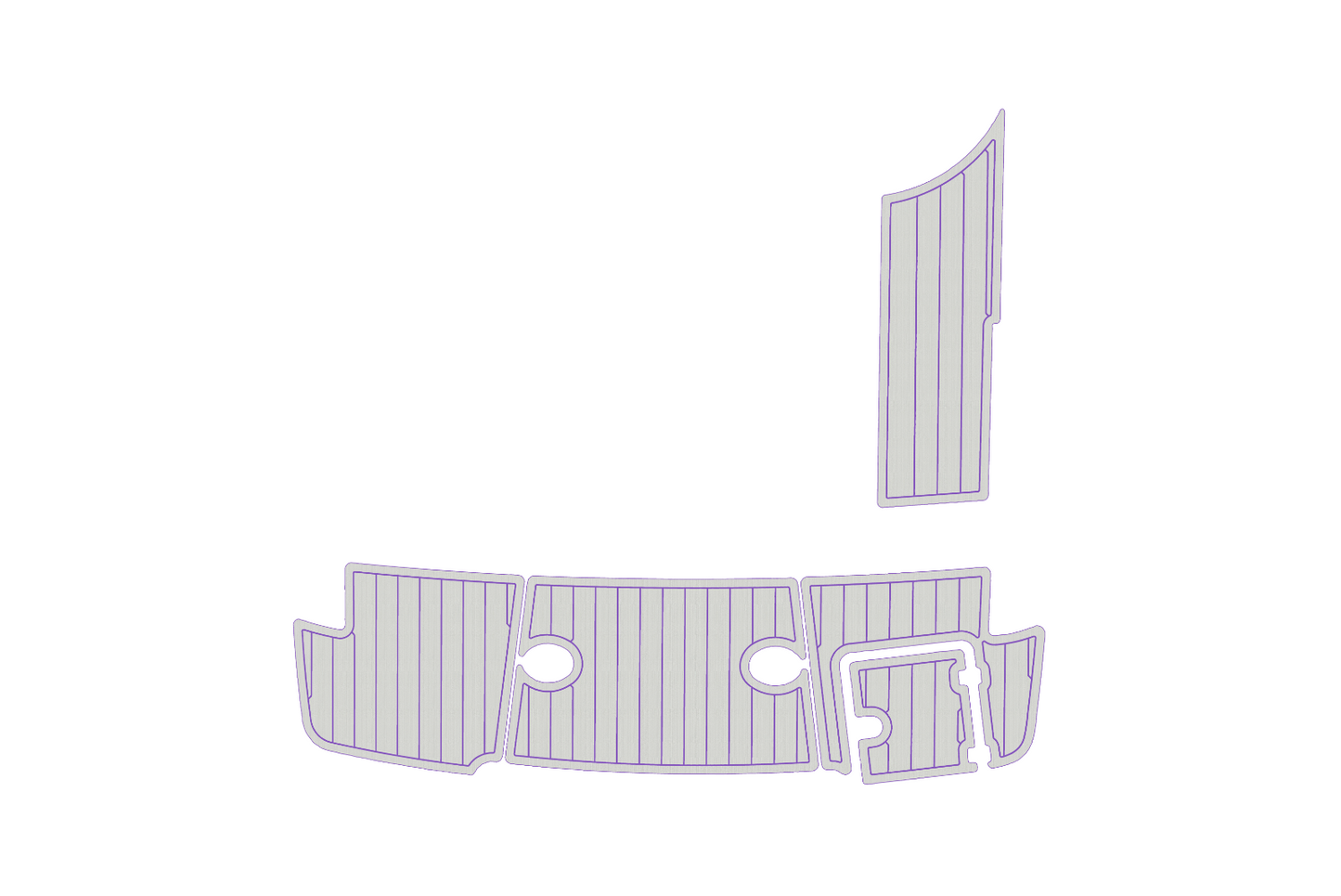 2019 CHAPARRAL 247 SSX Swim platform 1/4"6mm EVA foam faux mat floor