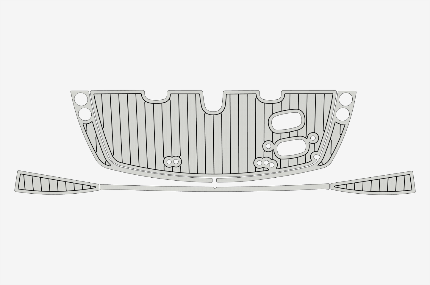 2016 Bennington Misc Anti-slip mat Custom EVA teak marine deck flooring