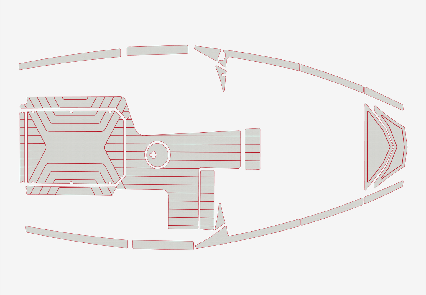 2018-2021 MALIBU 21 MLX Cockpit bow 1/4"6mm EVA Foam floor