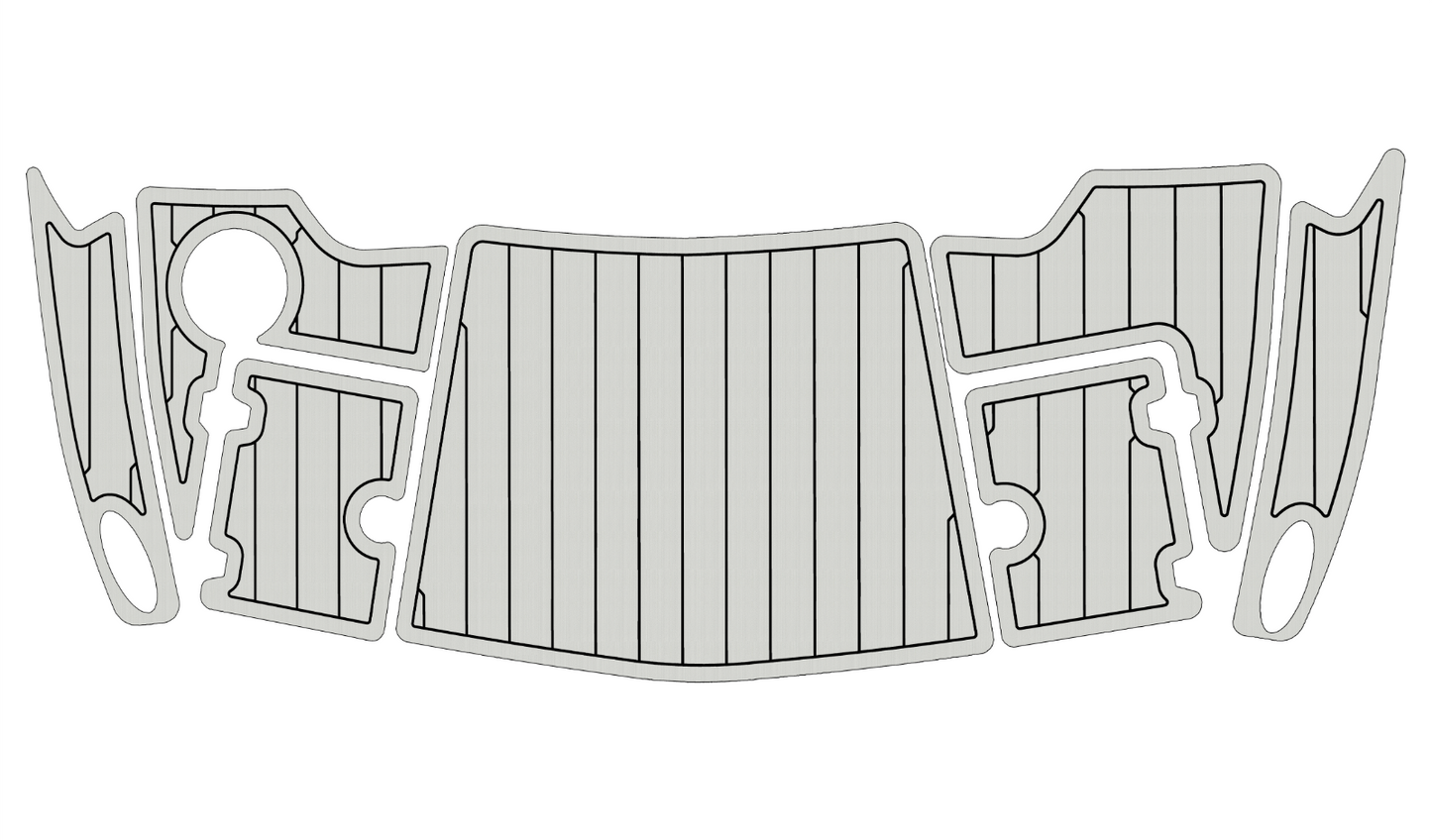2004-2007 Chaparral 264 Sunesta Swim platform 1/4"6mm EVA faux teak mat floor