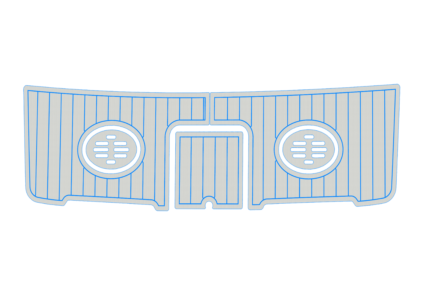 2000-2006 Monterey 302 cruiser Swim platform 1/4"6mm EVA Foam floor