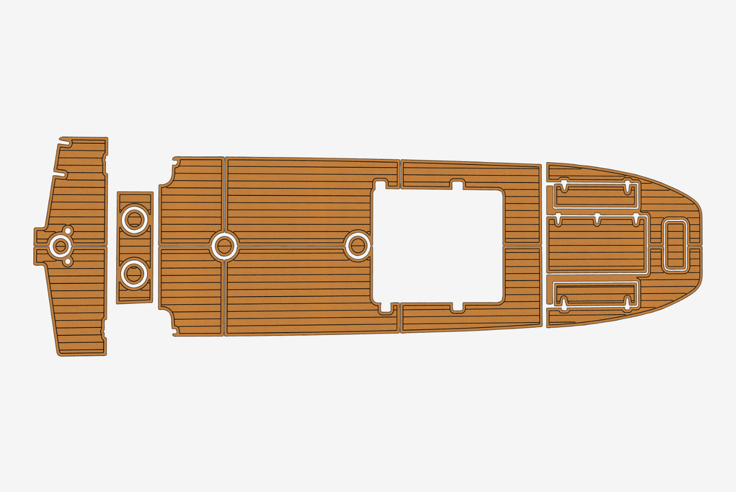 Mako 26 Cockpit Swim platform 1/4"6mm EVA Foam floor